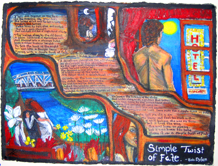 simple twist of fate tim kelly what songs look like art